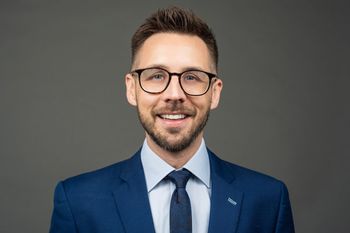 Portrait of Christopher Peel, Associate.